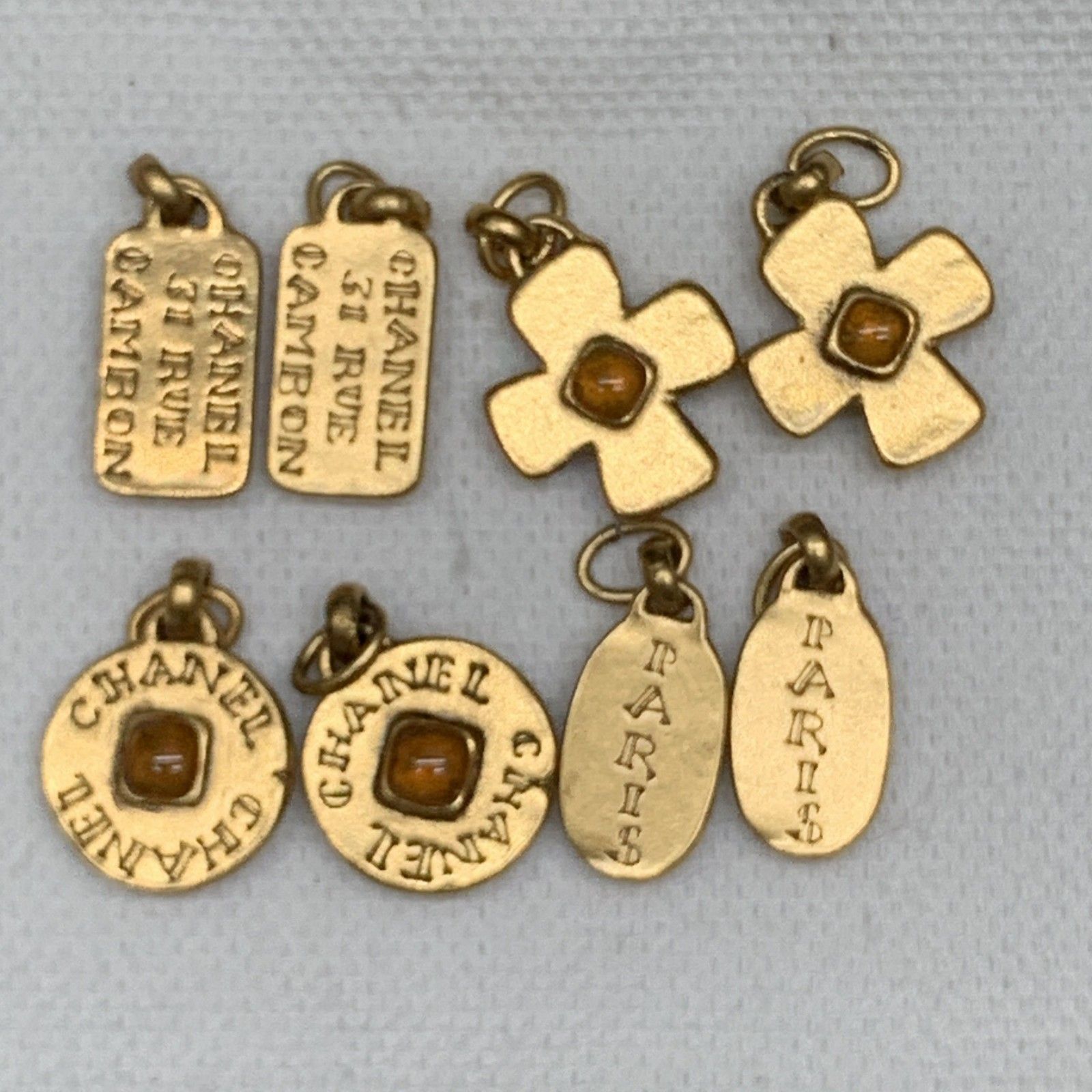 Z286 希少CHANEL シャネル ヴィンテージ ピアス グリポア カラー