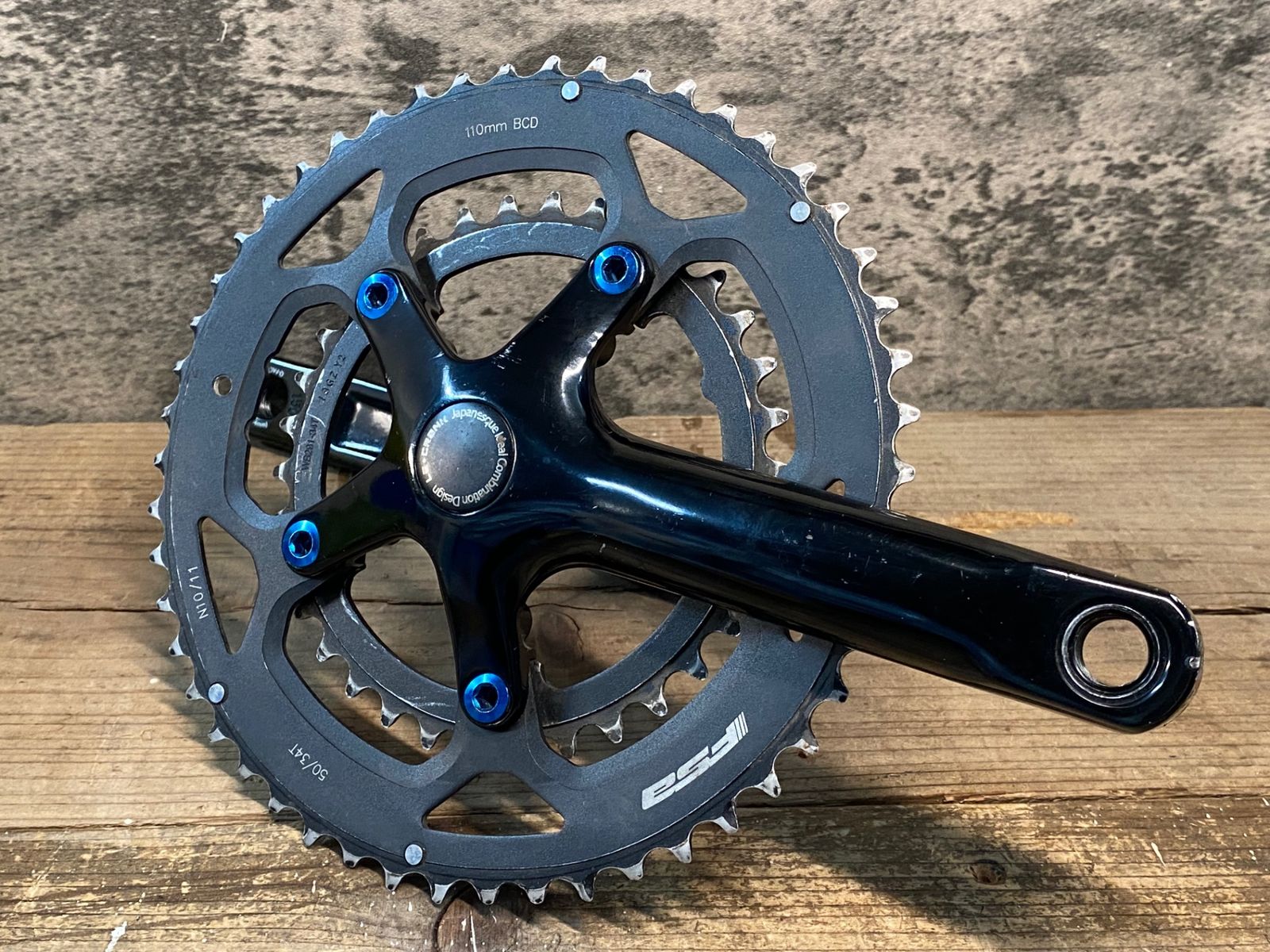 IR976 ディズナ DIXNA ラ クランク LA CRANK クランクセット 50|34T 150mm