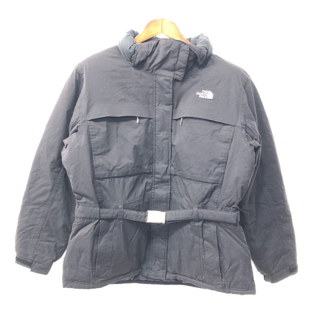 THE NORTH FACE ノースフェイス HYVENT ダウンジャケット アウトドア スノースポーツ 防寒 ブラック (レディース XL) 中古 古着 Q3546 販売 中ファッション - THE NORTH FACE ノースフェイス HYVENT