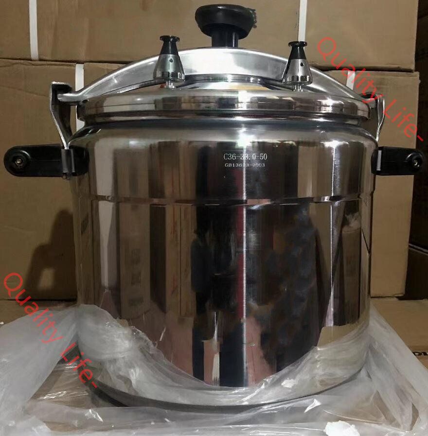 圧力鍋 大型 厨房機器 重ねふた式両手 ラーメン屋 料理屋さん 業務用 家庭用 36L