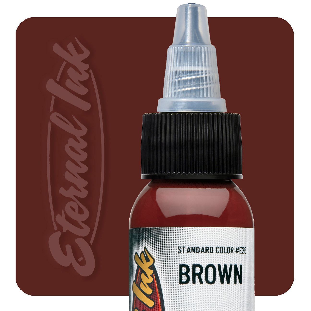 Eternal Tattoo Supply Tattoo Ink Brown 2 oz エターナル タトゥー