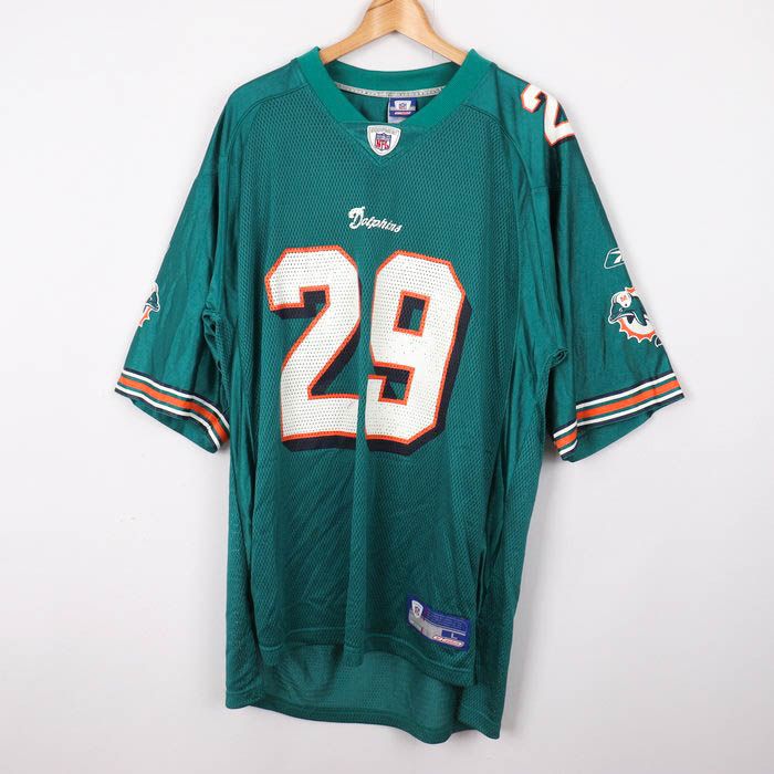 リーボック 半袖Tシャツ アメフト ユニフォーム NFL ドルフィンズ #29