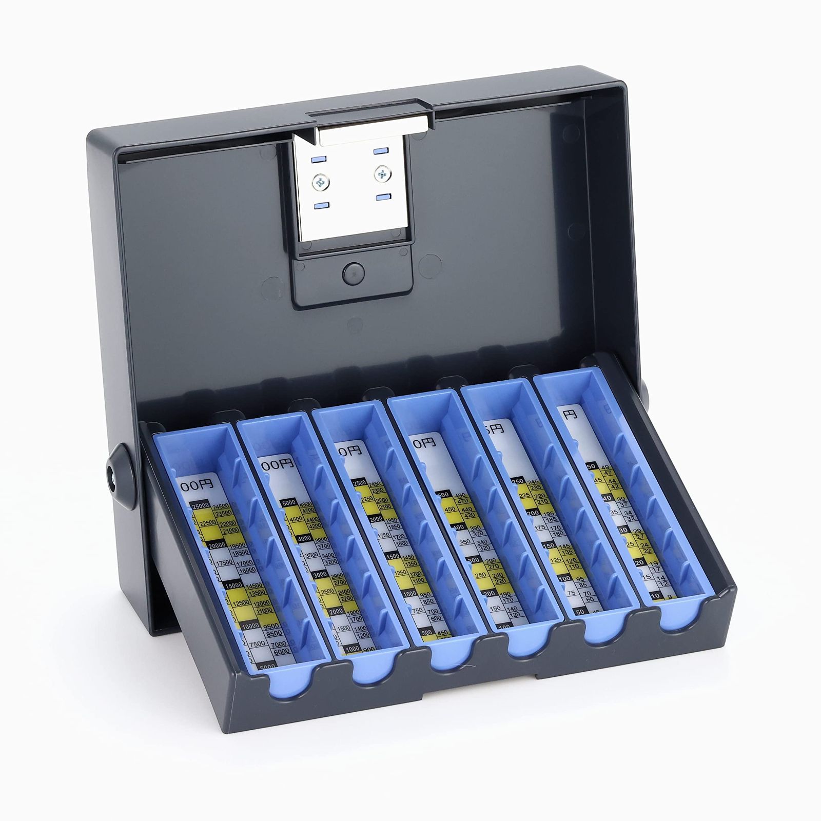 在庫セール】簡易レジスター コインカウンター 硬貨収納箱 コインレジ MR-2010N カール事務器 プラスチック - メルカリ