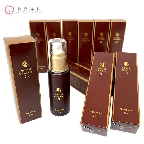 トクキレ EBM ナチュラルバイブレーション.28 マイクロセラム 60ml ×11本セット 美容液 イービーエム