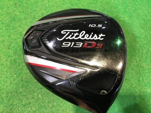 タイトリスト 913 D3 10.5° ドライバー DR 純正特注シャフト フレックスS メンズ 男性用 右利き 右用 Cランク ゴルフクラブ