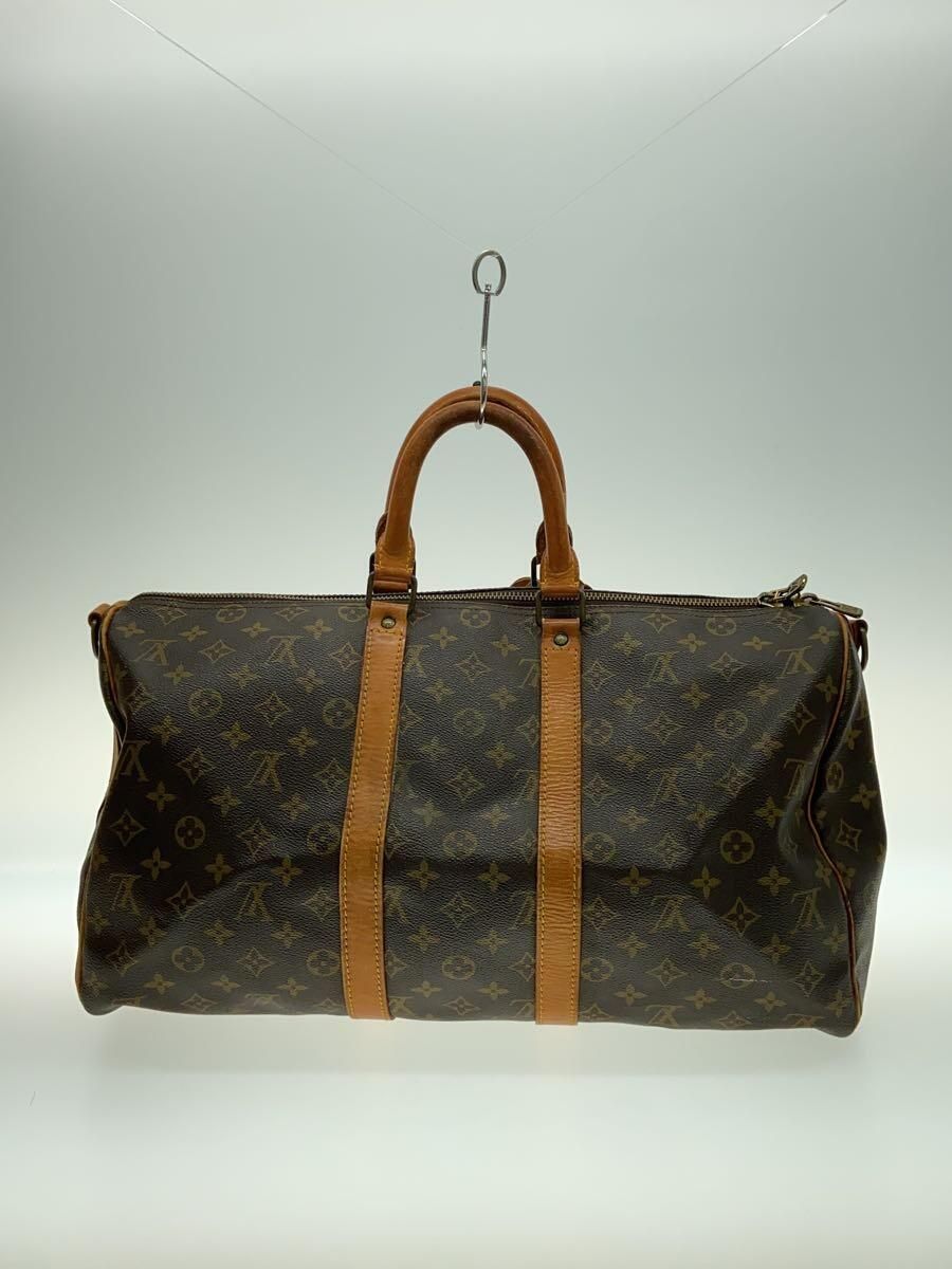 LOUIS VUITTON キーポル・バンドリエール45 モノグラム・キャンバス_BRW PVC ブラウン M41418 - メルカリ