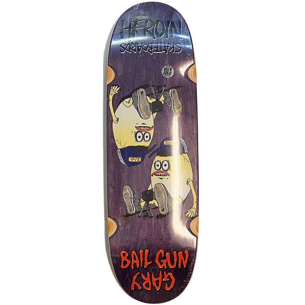 9.75インチ HEROIN ヘロイン 9.75” x 32” ノーズとテール対称 BAIL GUIN GARY 4 SYMMETRICAL DECK  デッキ 板【スケートボード/スケボー/SKATEBOARD】 - メルカリ