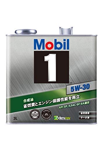 みやび出品 Mobil エンジンオイル モービル1 5W-30 SP GF-6A 合成油 3L