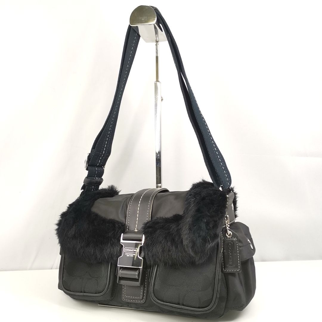 COACH 】G A-1 コーチ 3589 シグネチャー 総柄 一部 レザー COACH 】G A-1 コーチ 3589 シグネチャー 総柄 一部 レザー