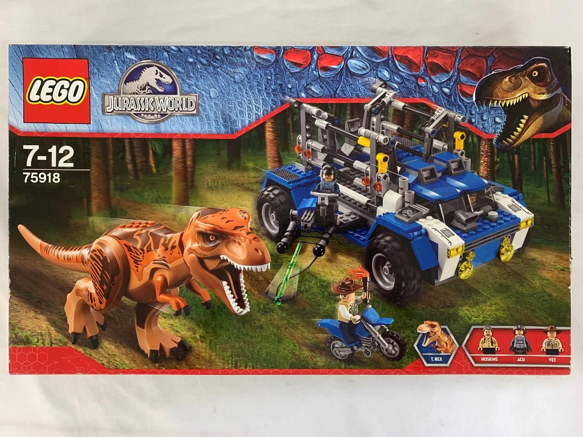 T-レックスの追跡 「レゴ ジュラシックワールド」 購入 75918 LEGO