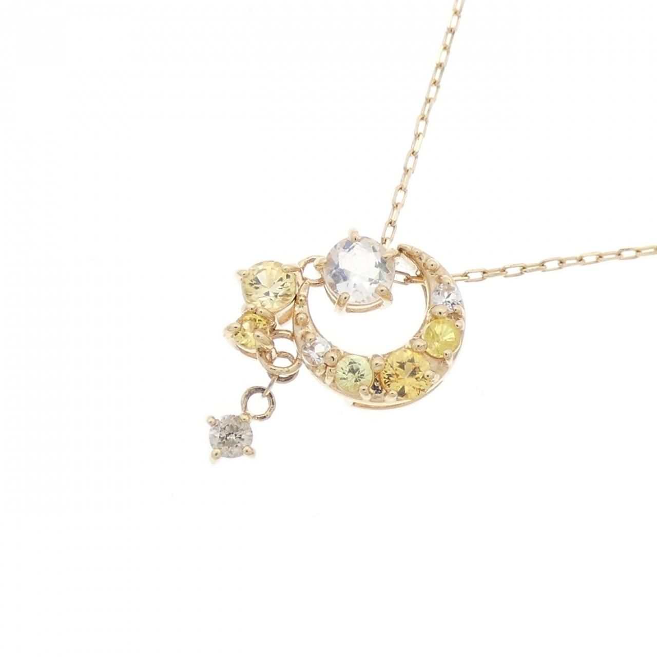 サマンサティアラ　パーフェクトハートカラーストーンネックレス(k10) サマンサティアラ Samantha Tiara パーフェクトハートカラー