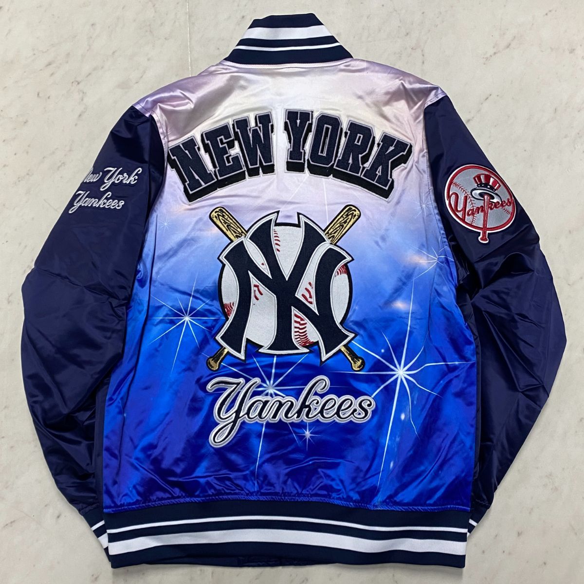 ニューヨークヤンキース NY MLB☆スタジャン 刺繍 ワッペン New York