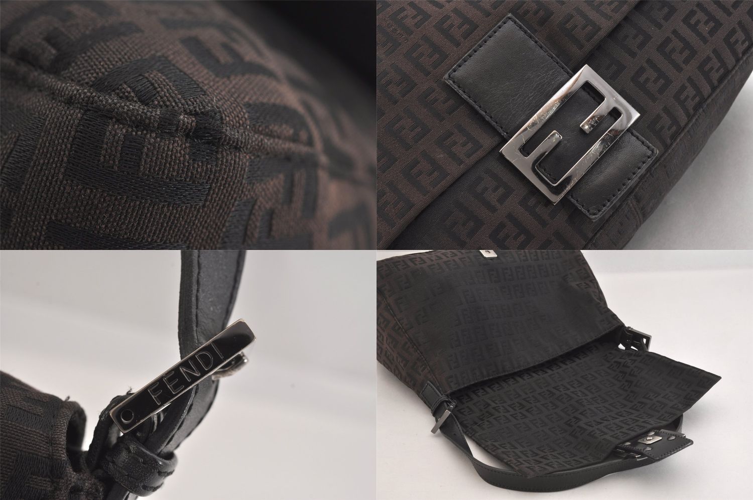 FENDI フェンディ ズッキーノ柄 マンマ バゲット ショルダー
