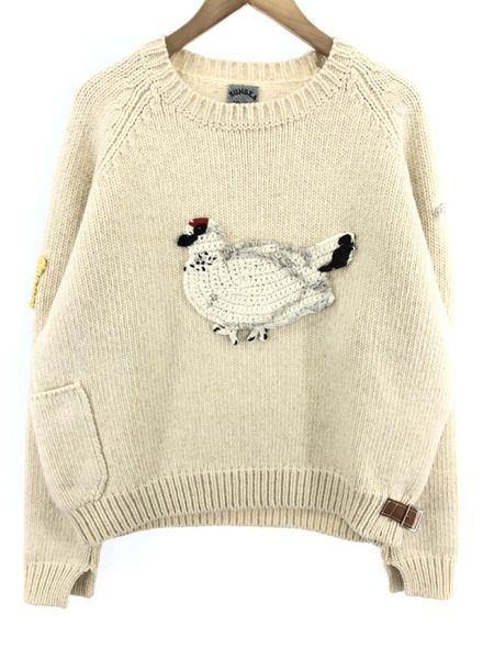 SUNSEA 22AW 雷鳥Sweater 3 ベージュ - WHYNOT - メルカリ