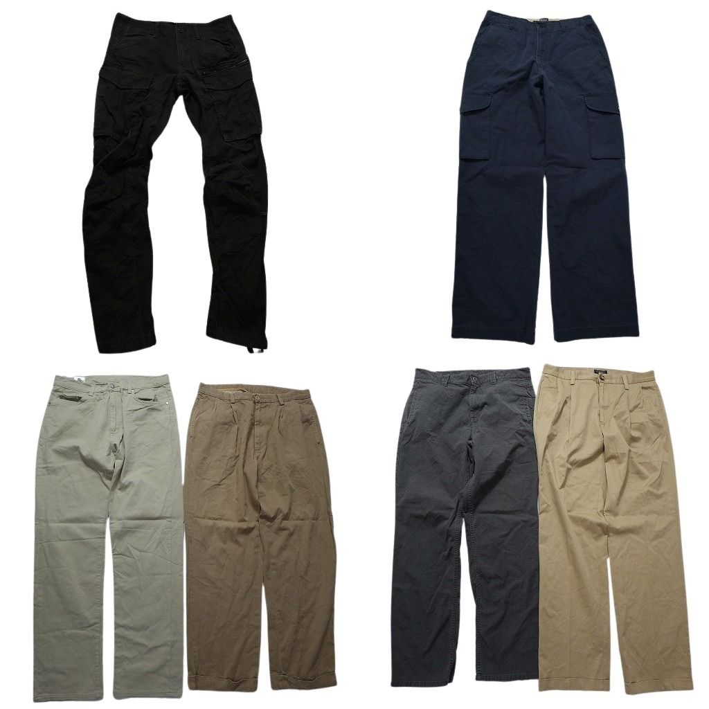 古着卸 ブランドMIX パンツ 6枚セット メンズ 30 |32 トミーヒルフィガー ノーティカ ラコステ ノースフェイス 古着 NB9832