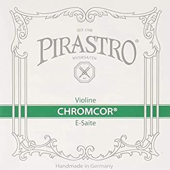 -非常に良い ピラストロ Chromcor クロムコア ヴァイオリン弦 E線 クロムスチール 4|4 ループエンド 3198
