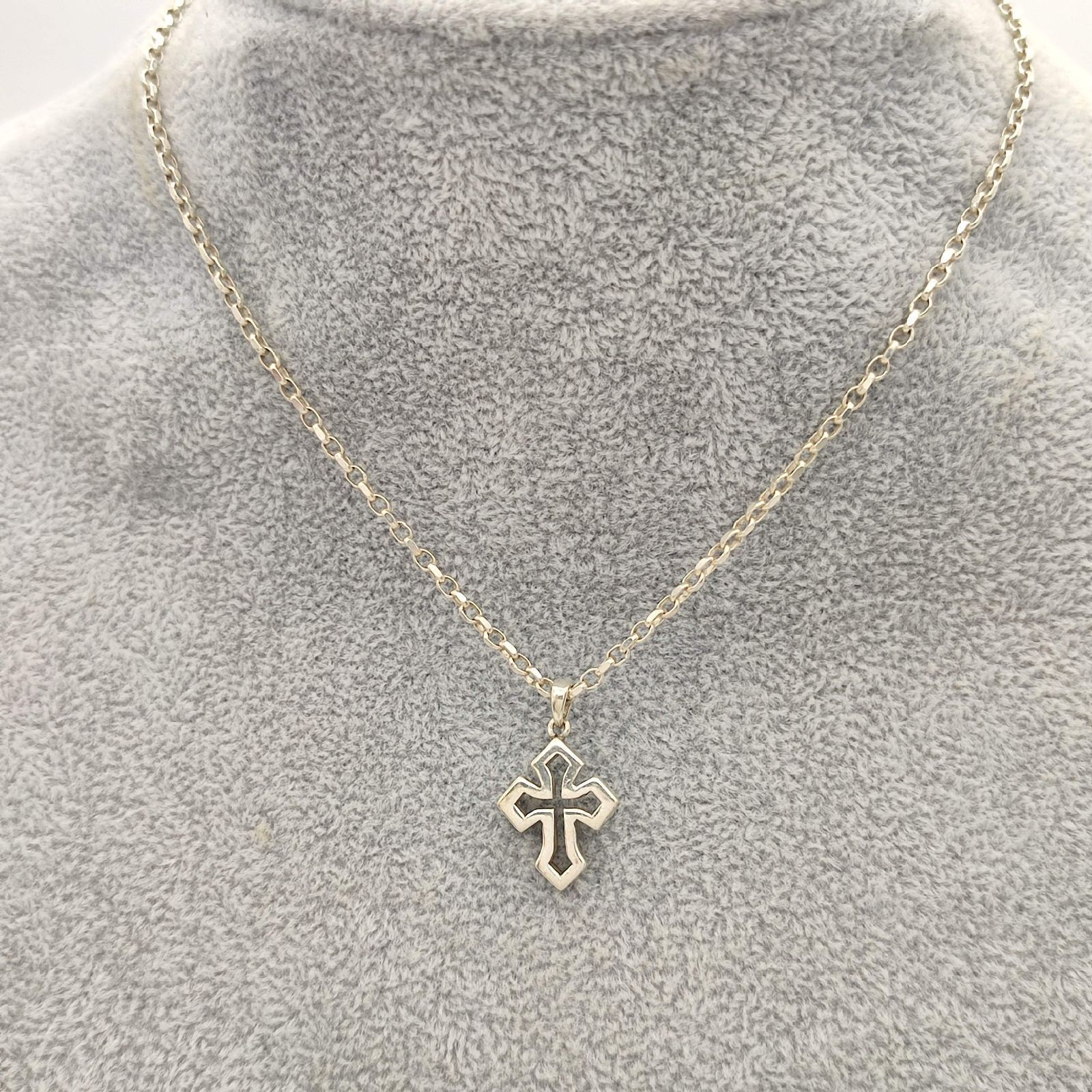 美品】LEMON TREE レモンツリー クロストップネックレス SILVER 