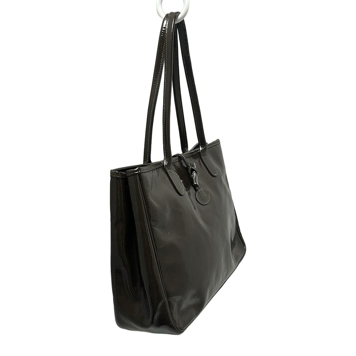 LONGCHAMP ロンシャン トートバッグ ロゾ レザー ブラック　保存袋付 ル ロゾ L トートバッグ ブラック - レザー | ロンシャン JP