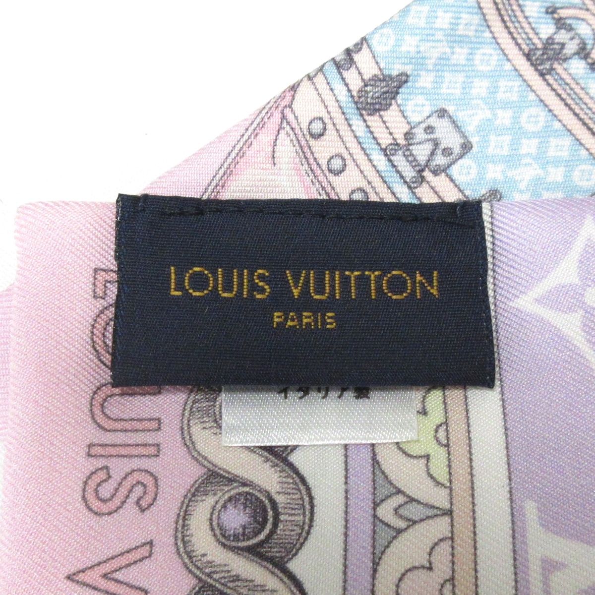 LOUIS VUITTON バンドー アラウンドザワールド スカーフカラーピンク