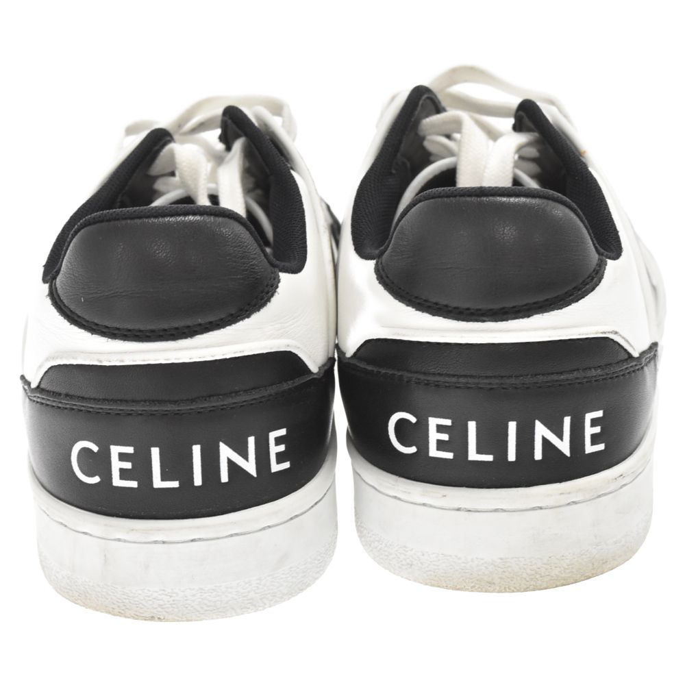 CELINE (セリーヌ) ロゴレースアップローカットスニーカー CT-04