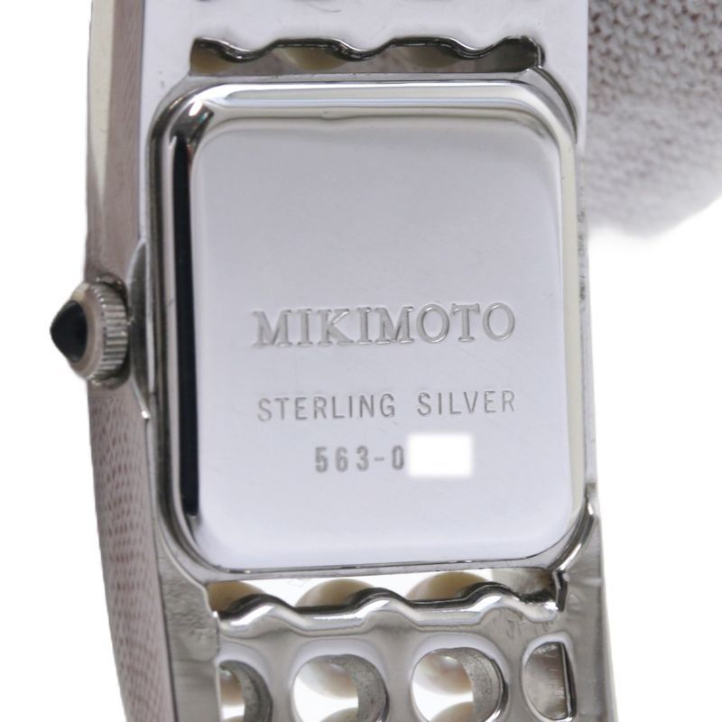 MIKIMOTO ミキモト パールウォッチ ステンレススチールxサテン