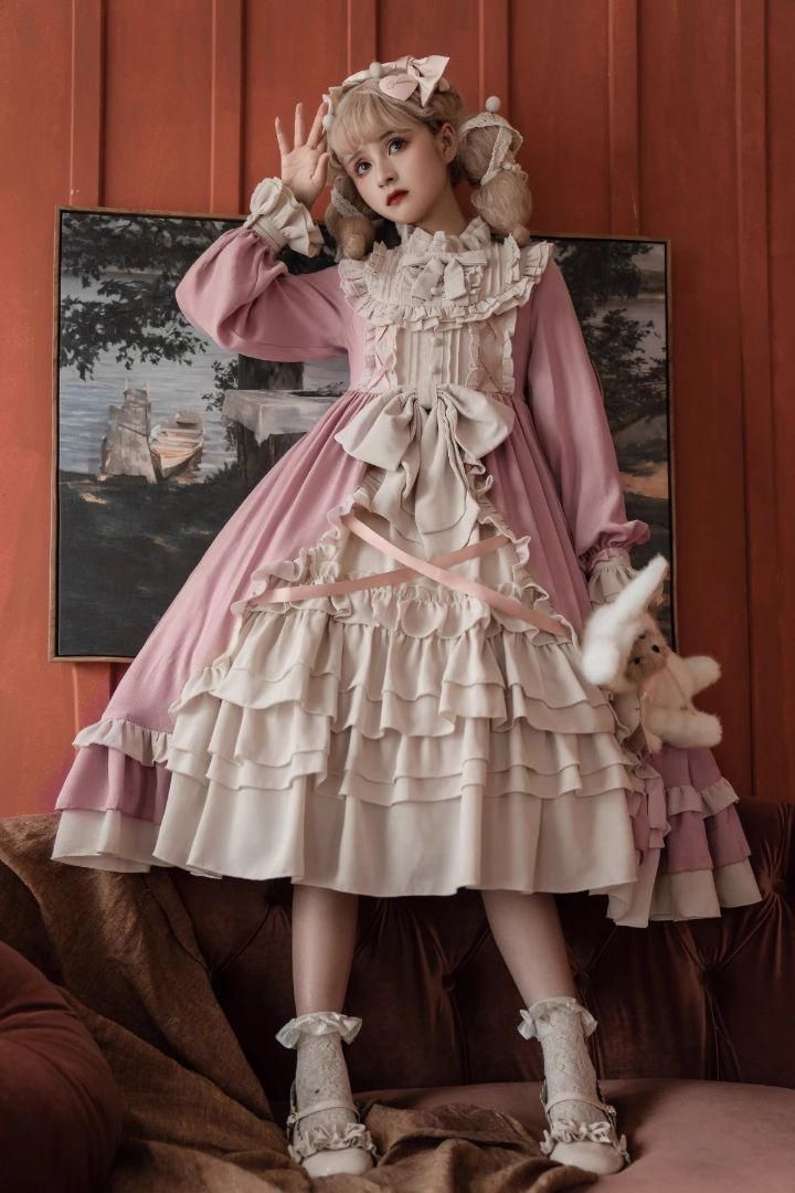 LT-455【新品】 lolita オリジナル jsk ロリータ ワンピース