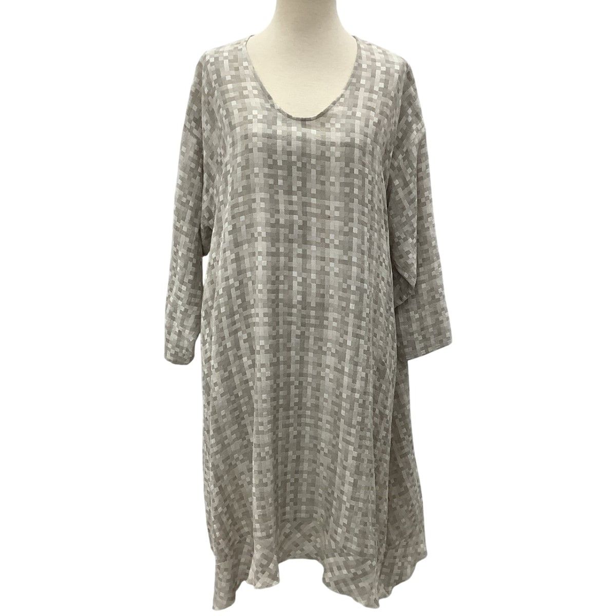 JURGEN LEHL ヨーガンレール レディース チュニック ワンピース SIZE M グレー