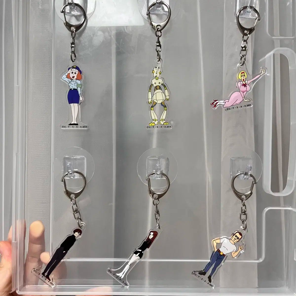 韓国限定☆クレヨンしんちゃん　シリーズ　キーリング　キーホルダー　コンプリ キーホルダー クレヨンしんちゃん 韓国雑貨 かわいい アクション