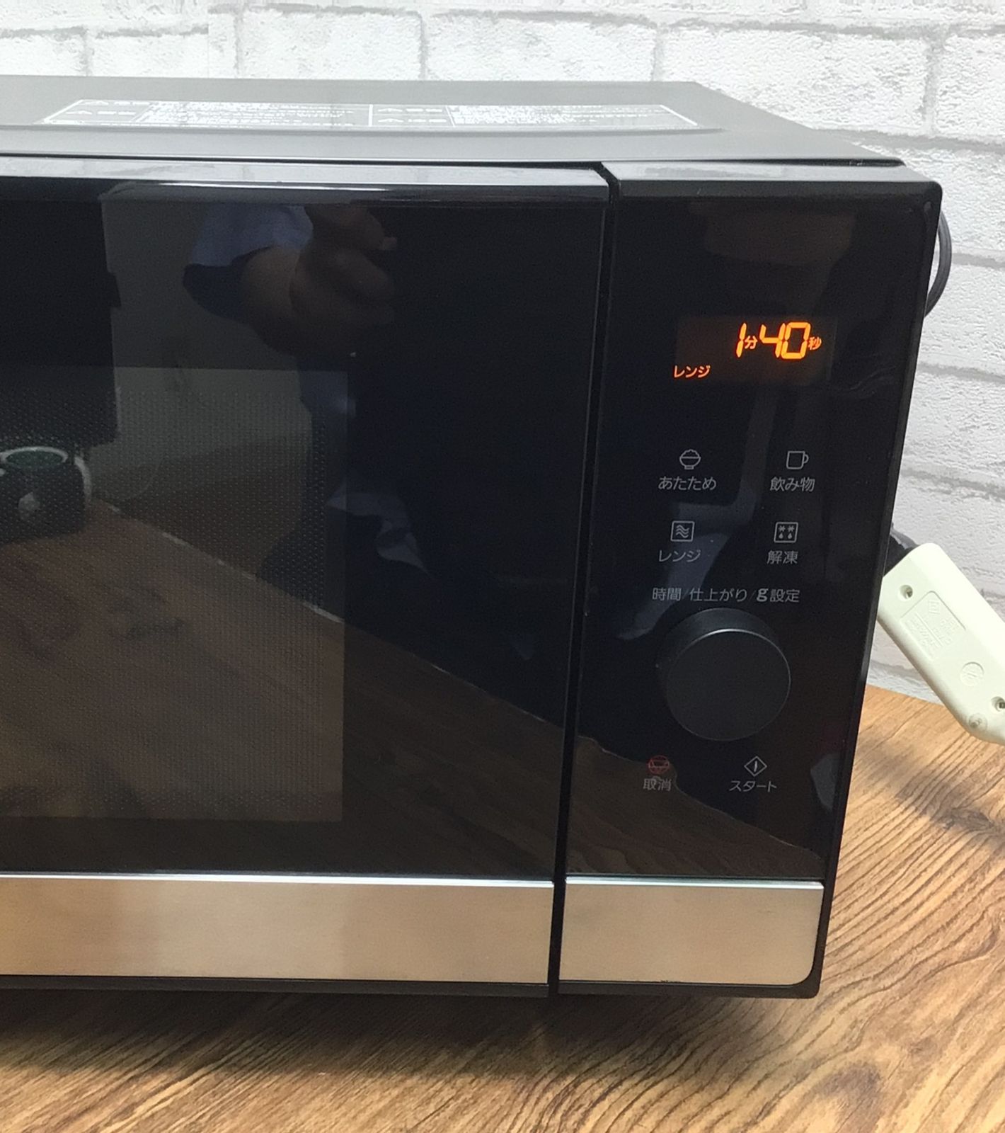 Panasonic 電子レンジ NE-FL222-K 2022年製 フラット庫内 ne-fl222-kの