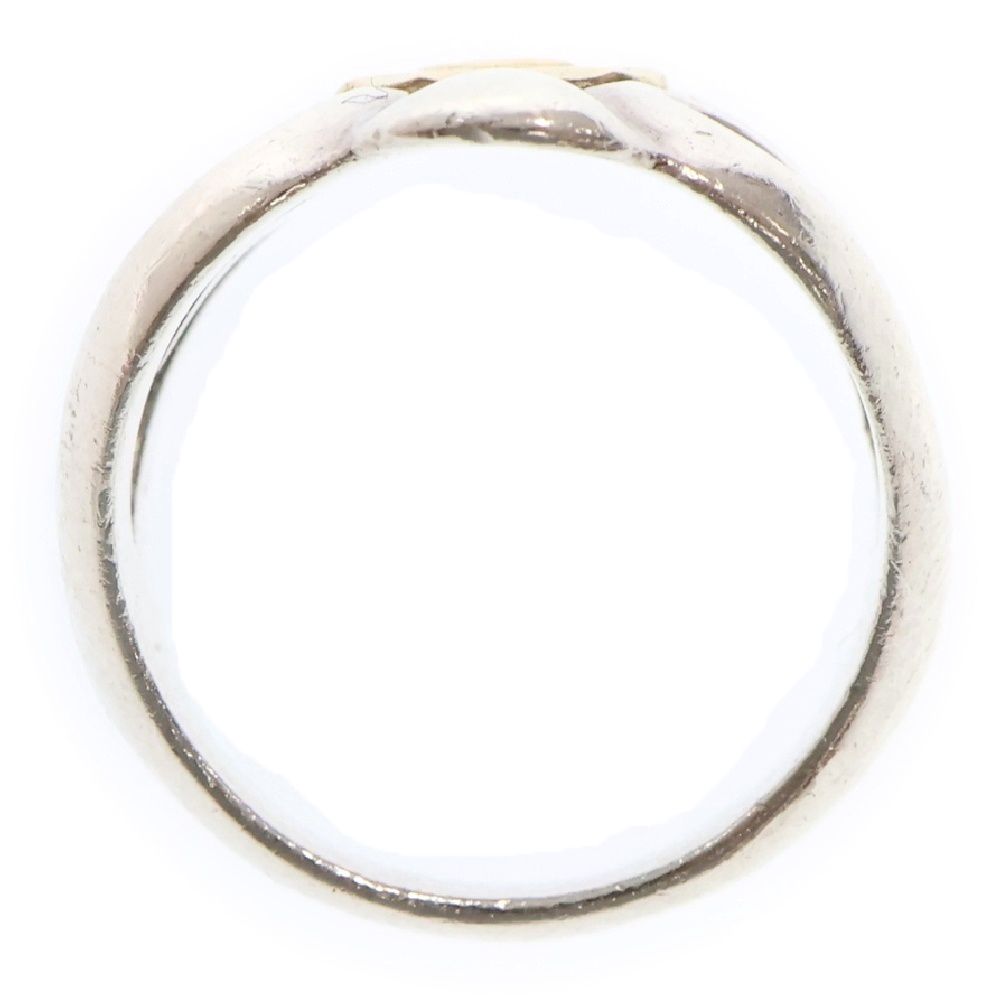 goro's (ゴローズ) 小メタル付きキャストリング シルバー/ゴールド