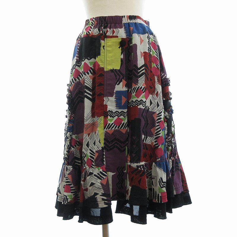❤️エイココンドウ（EIKO KONDO）のフレアスカート❤️ エイココンドウ EIKO KONDO 美品 セットアップ フレアスカート