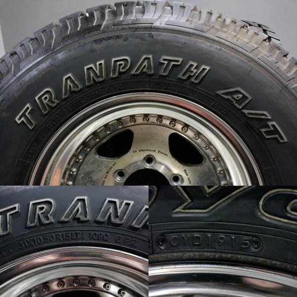 TOYO TRANPATH A/T 31×10.50R15LT】夏タイヤ【Weds MUD MASTER 15 