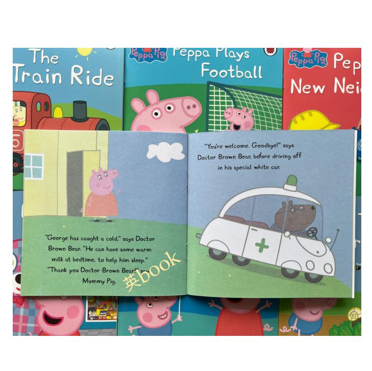 新品】Peppa Pig 絵本 ペッパピッグ 50冊 青箱 マイヤペン対応