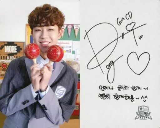 ab6ix サイン入りチェキ ドンヒョン 中古】コレクションカード(男性) Golden Child/ドンヒョン/裏面