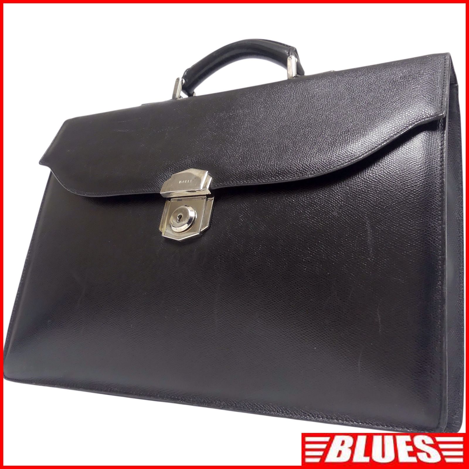 BALLY バリー ビジネスバッグ 本革 ブリーフケース レザー メンズ