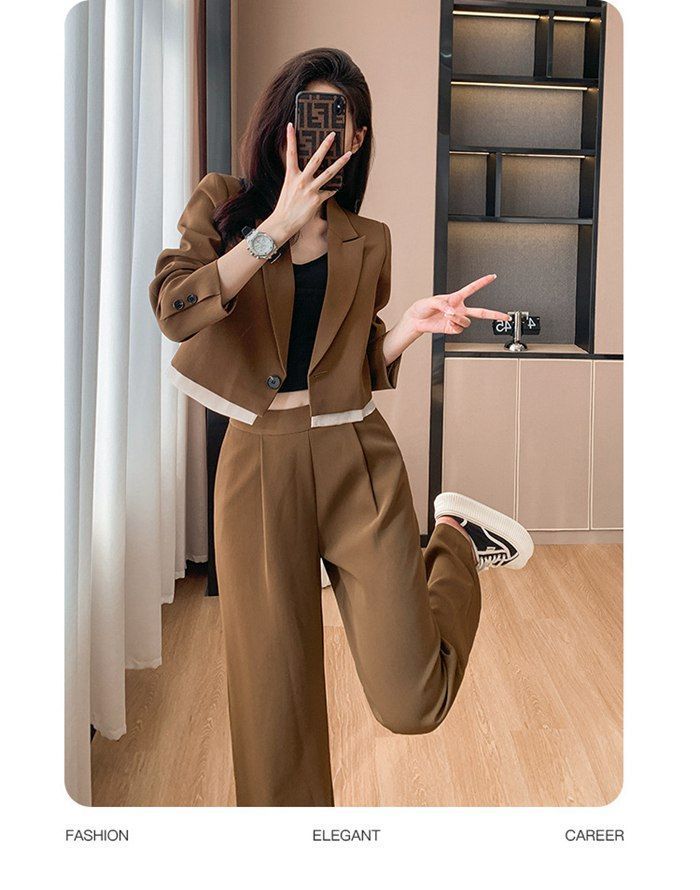 ショート丈 ロングパンツ