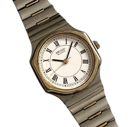 SEIKO セイコー コンビ スイス ジェラルドジェンダ 希少 SEIKO スイス 組立 GERALD GENTA 製 ウォッチ 時計 ブレスレット 稼動