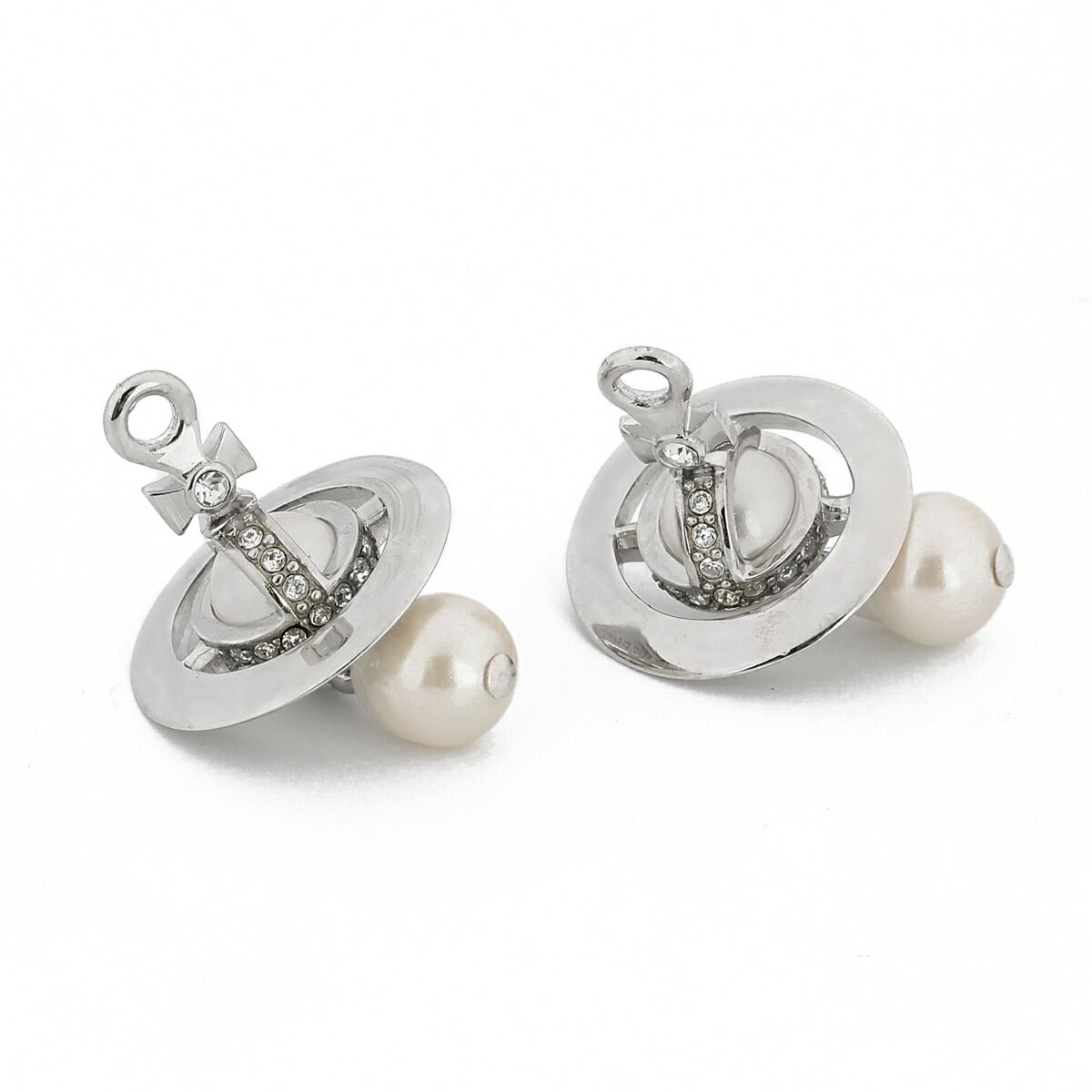 新品 ヴィヴィアン ウエストウッド Vivienne Westwood ピアス プラチナ  