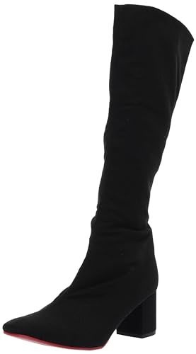 アイケープラス 美脚膝下丈ストレッチロングブーツ 8840 ブラックストレッチ RD M