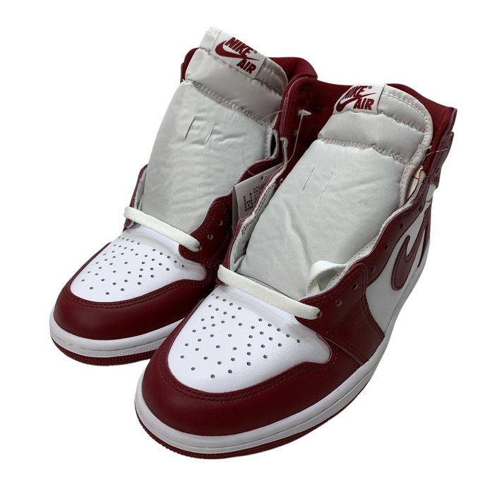 NIKE ナイキ DZ5485-160 AIR JORDAN 1 RETRO HIGH OG ARTISANAL RED スニーカー サイズ 26.5cm ホワイト レッド メンズ 160-250426-gm-02-fuz