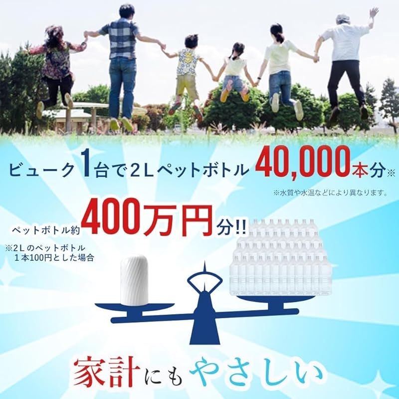 新品】 ドリームバンク 浄水器 8年間 カートリッジ 交換不要 ビューク