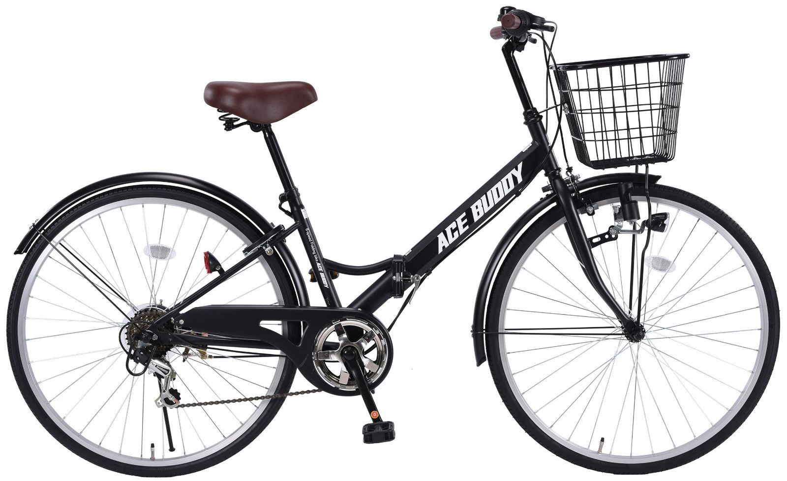 FUNRIDE 折りたたみ自転車 26インチ ブラック シティサイクル 26インチ