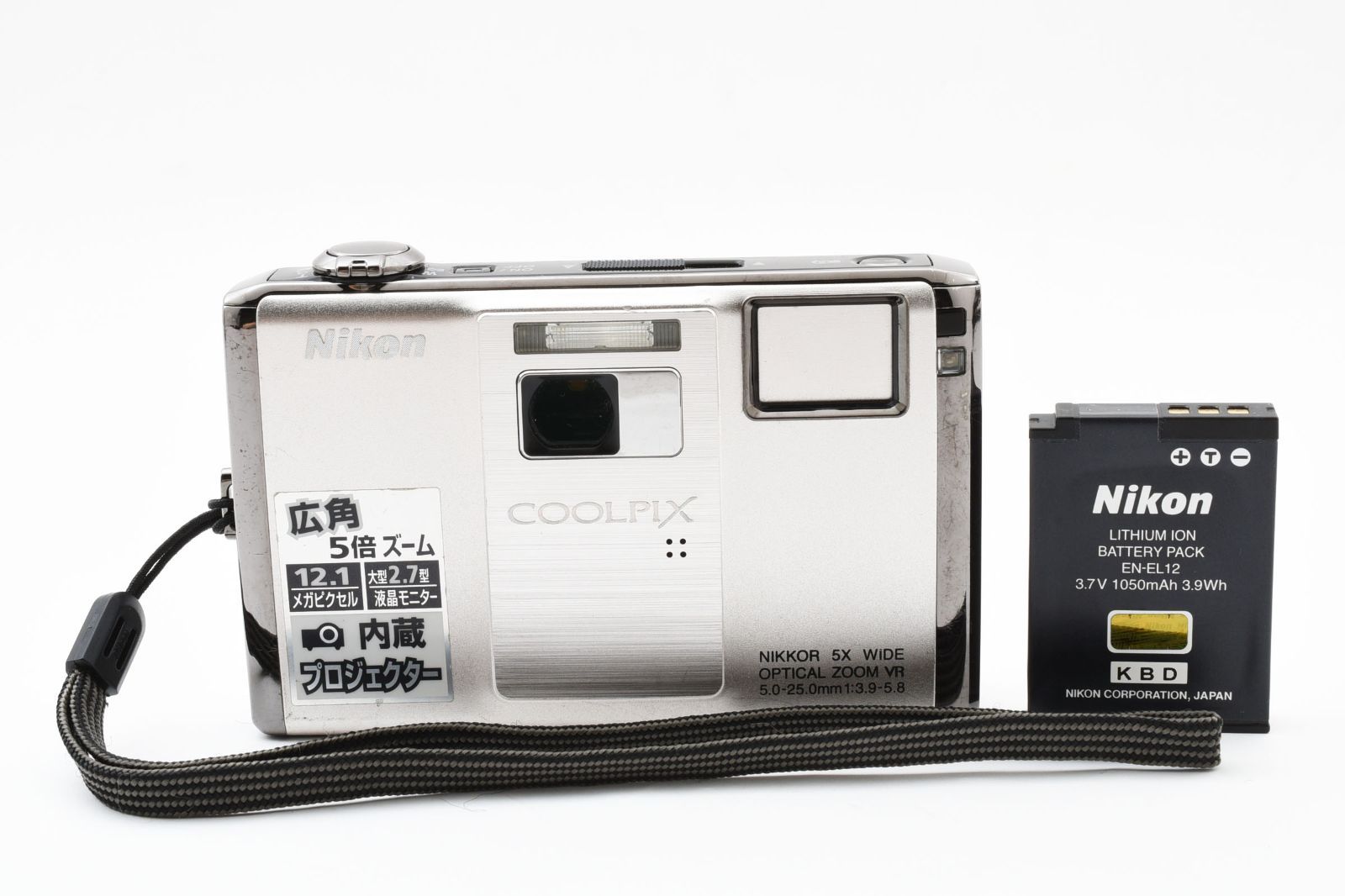 プロジェクター内臓デジカメNikonCOOLPIXS1000pj プロジェクター内臓デジカメNikonCOOLPIXS1000pj
