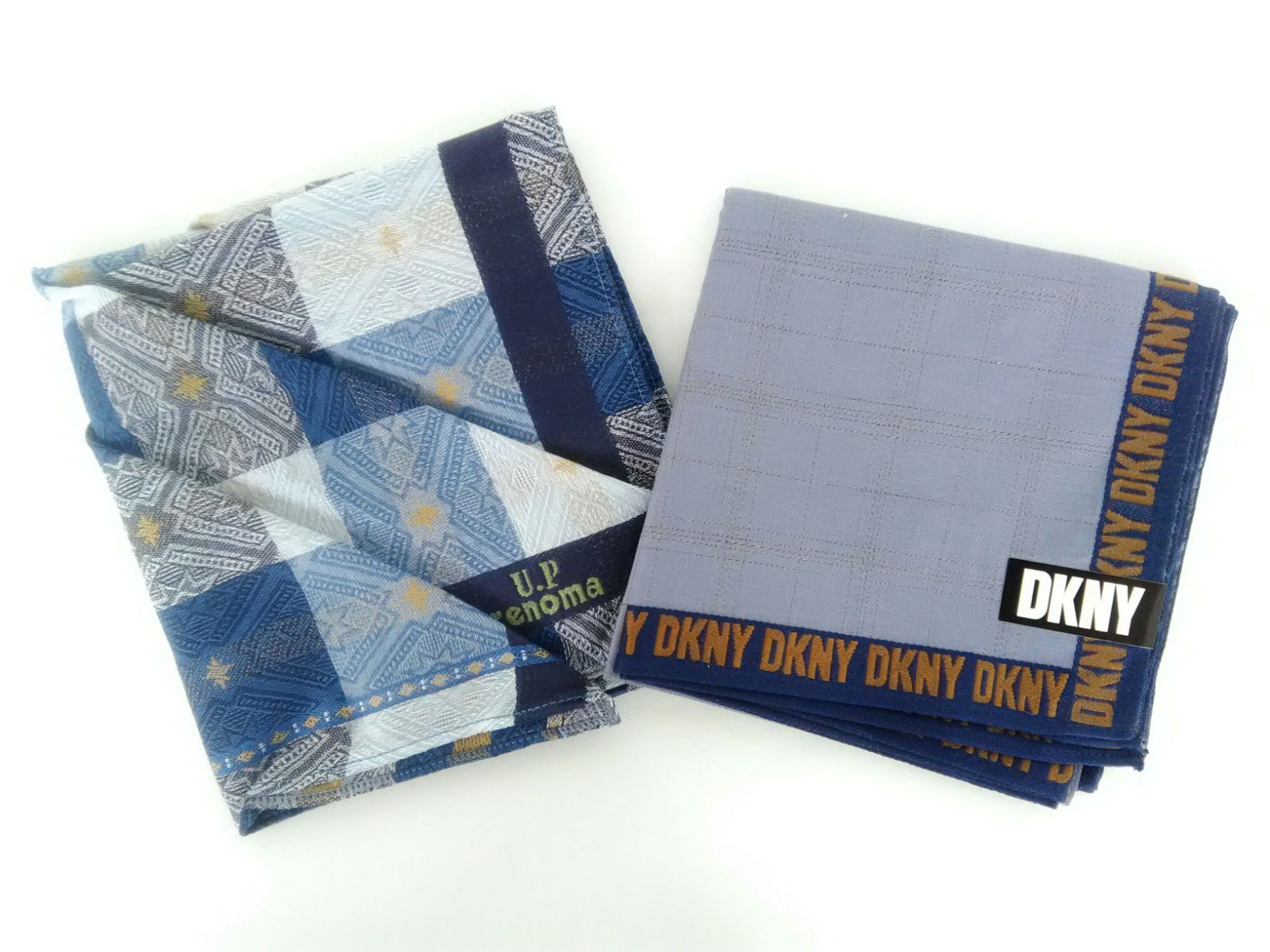 レノマ DKNY ハンカチ 未使用 ２枚セット - ハンカチ