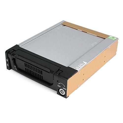 【新品・2営業日で発送】STARTECH.COM アルミ製5.25インチベイ内蔵型HDDリムーバブルケース DRW150SATBK(DRW150SATBK)