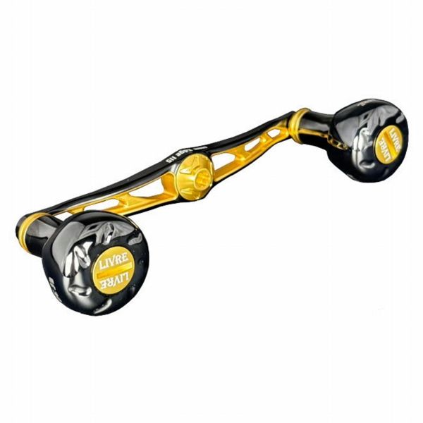 クランク EDGE115EF30ノブ 右巻 ダイワ用 ブラックリミテッド