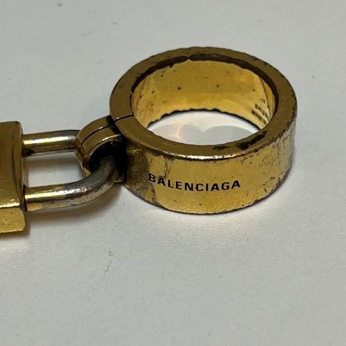 BALENCIAGA バレンシアガ 20AW B ロックリング 南京錠リング