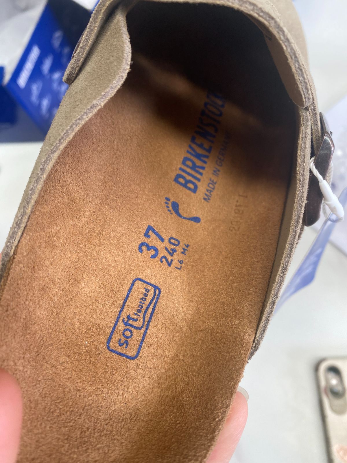 BIRKENSTOCK ビルケン BOSTON ボストン サンダル グレー37 - メルカリ