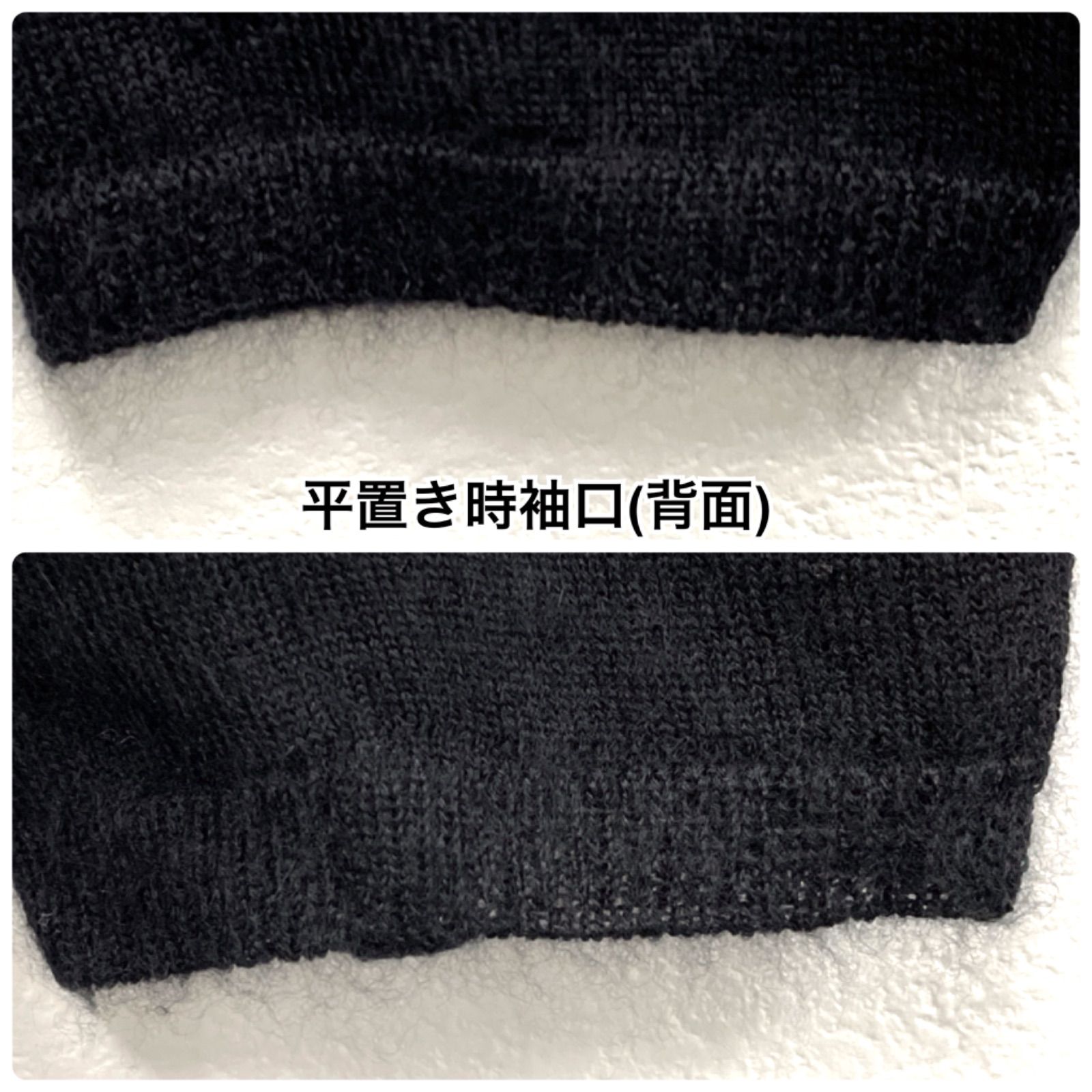 シャネル］カシミヤニットブラック×ホワイト42サイズ