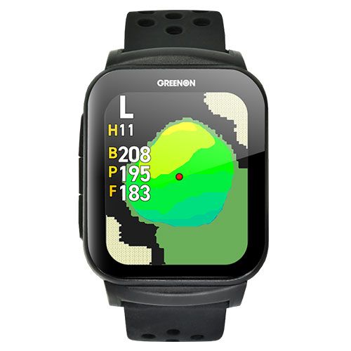 グリーンオン ザ ゴルフウォッチ GS501 腕時計型 GPSナビ GREENON ゴルフ用距離測定器 距離計 THE GOLF WATCH -  メルカリ